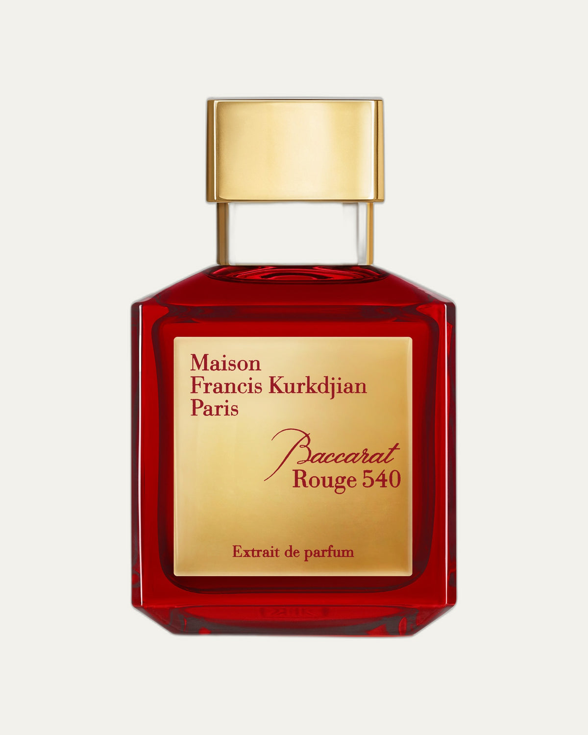 Maison Francis Kurkdjian Baccarat Rouge 540 Extrait perfume bottle