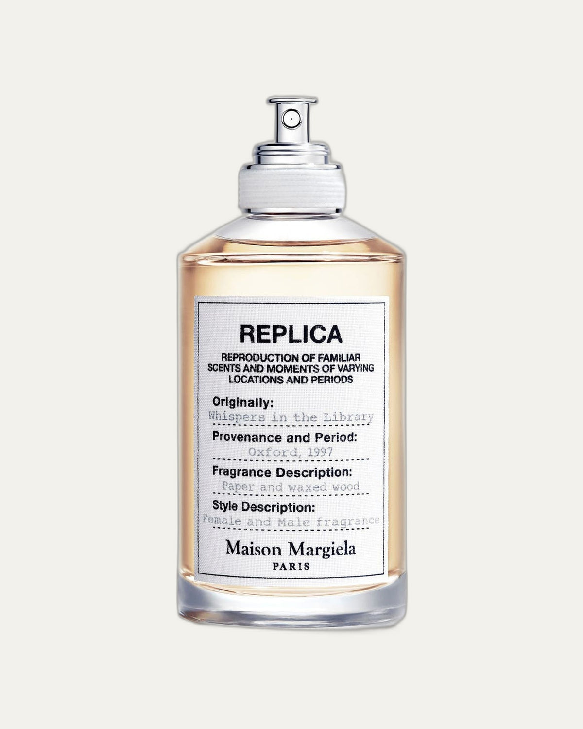 Maison Margiela Whispers in the Library perfume bottle